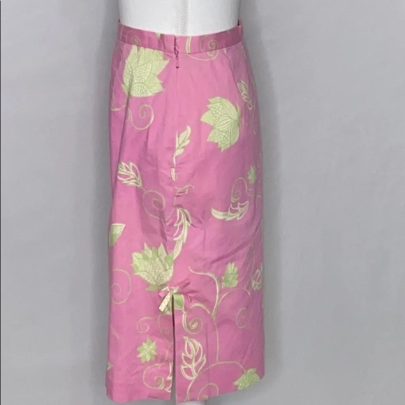 Tibi Pencil Skirt with Side Splits and Bows - Sz 4 - Picture 3 of 6